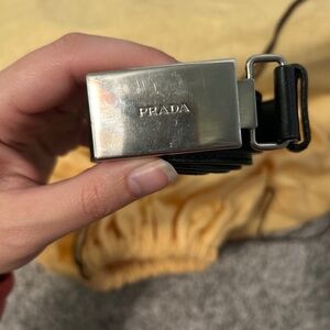 Black Prada Belt